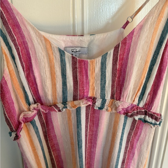 Rails Multicolor Striped Ruffle Mini Dress - Picture 3 of 4